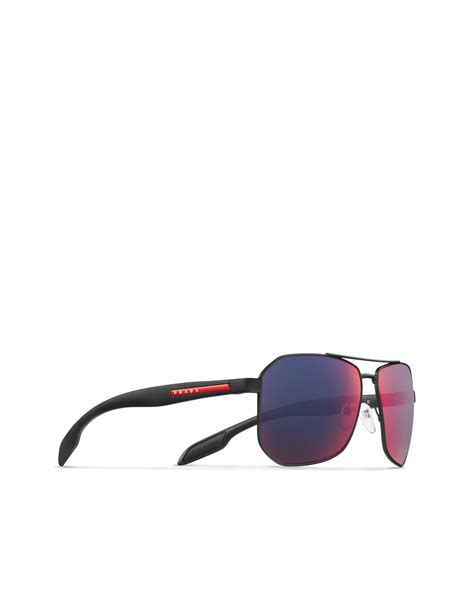 Lenses Rosso Cangiante Prada Linea Rossa Sunglasses 